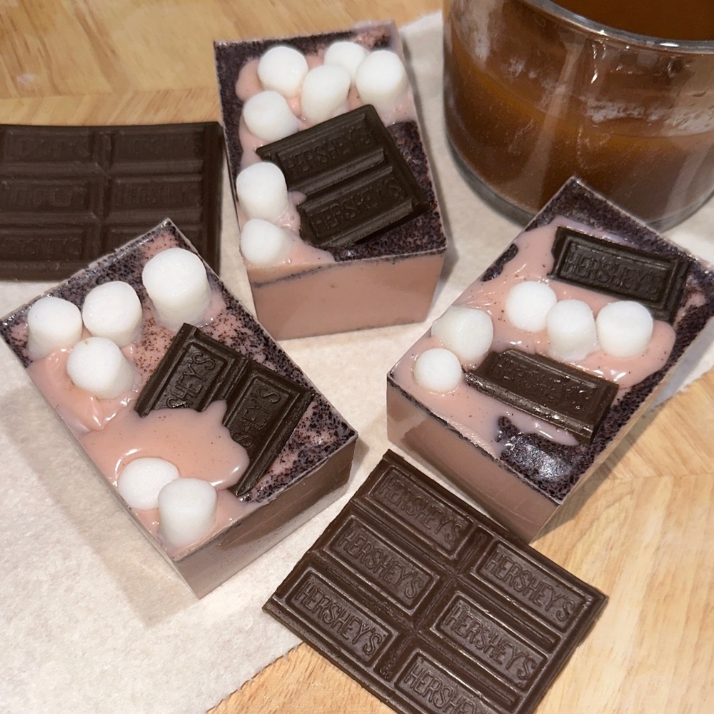 Hot Cocoa Handcrafted Goats milk soap bar